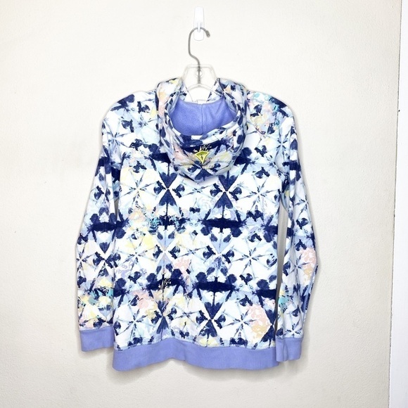 Ivivva Tie Dye Zip Hoodie Sweatshirt - Picture 2 of 5